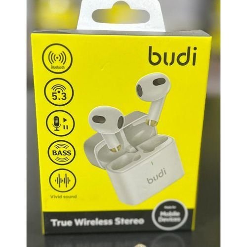 TWS Bluetooth Earbuds Version 5.3 with Built-in Microphone and Wireless Charging