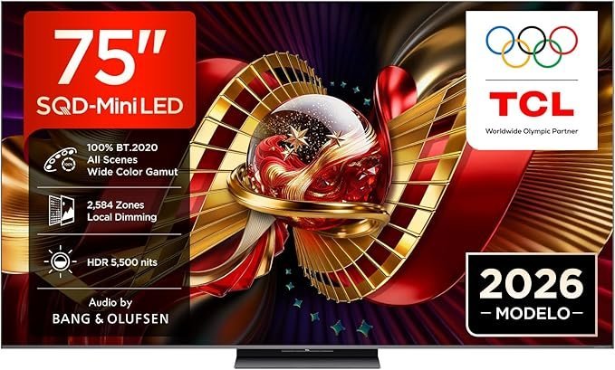 TCL TV 75C8L 75-inch SQD Mini LED Google TV