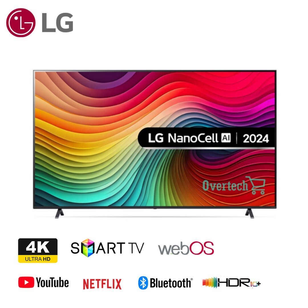 LG 75NANO81T 75 inch NanoCell Smart TV 2024 AI 4K HDR10 Pro 120Hz
