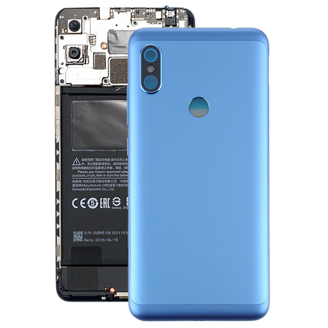 Xiaomi Redmi Note 6 Glass Back Cover Replacement