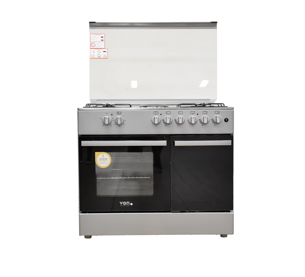 Von Cooker 4 Gas + 2 Electric VCF964241NFS Silver