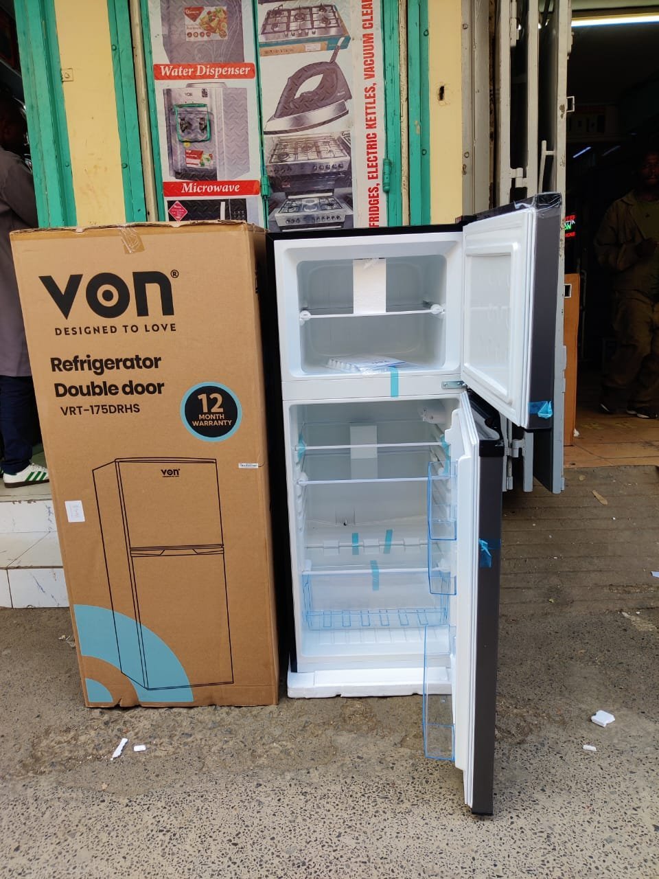 Von 175 Litres Double Door Refrigerator.